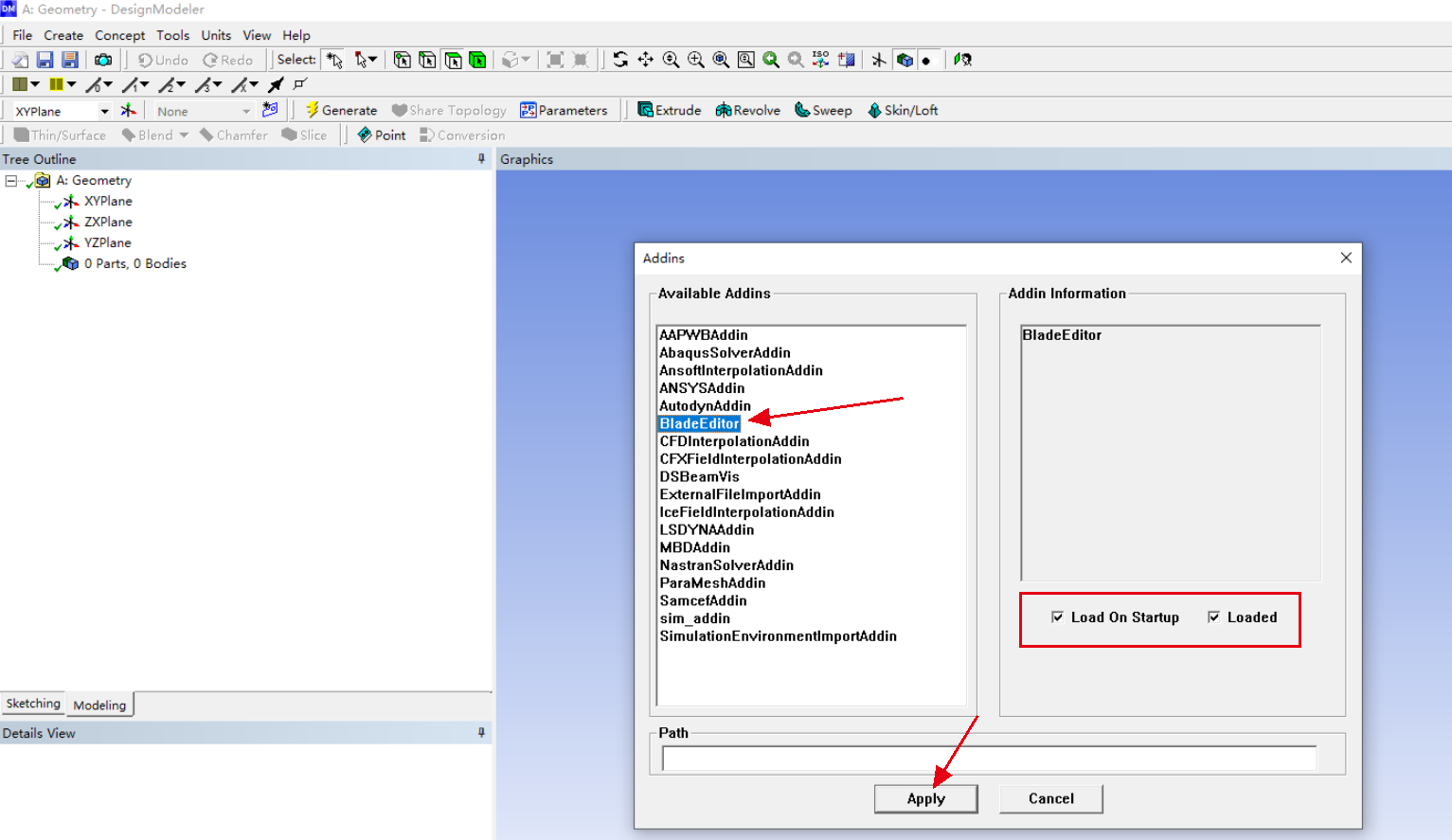 BladeEditor模块开启教程